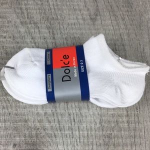 COPY - DOLC’E Kids Socks White Size 2-3 NWT